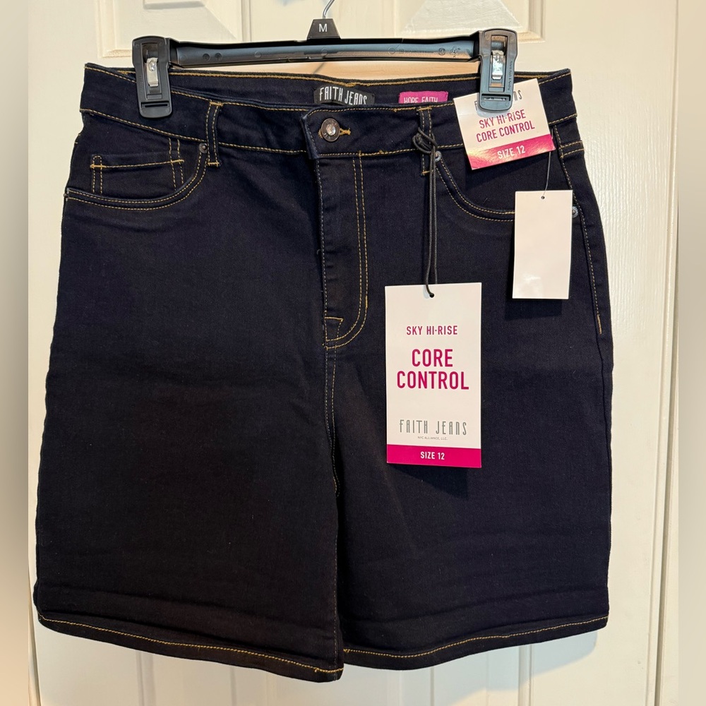 Dark Denim Shorts